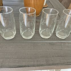 Princess House Beverage Glasses. Set Of 4