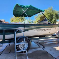 Crestliner 2001 Fish Hawk 1650 .deep V