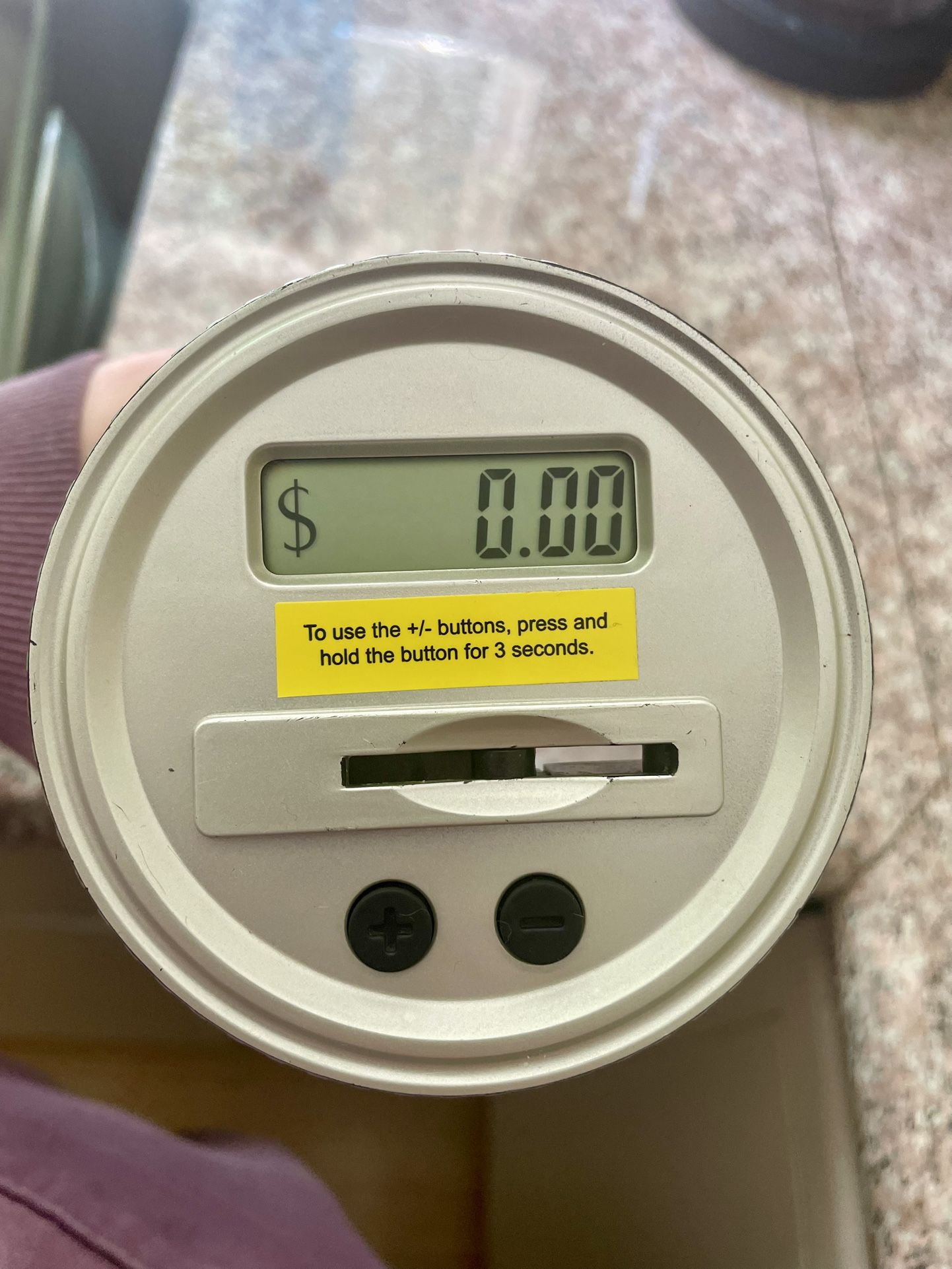 Coin Counter Jar