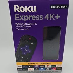 Roku Express 4K+ Streaming Media Player HD/4K/HDR with Smooth Wireless 3941R2