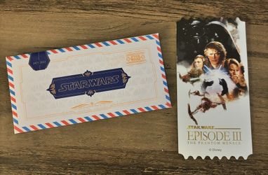 Star Wars Error Ticket With Envelope 