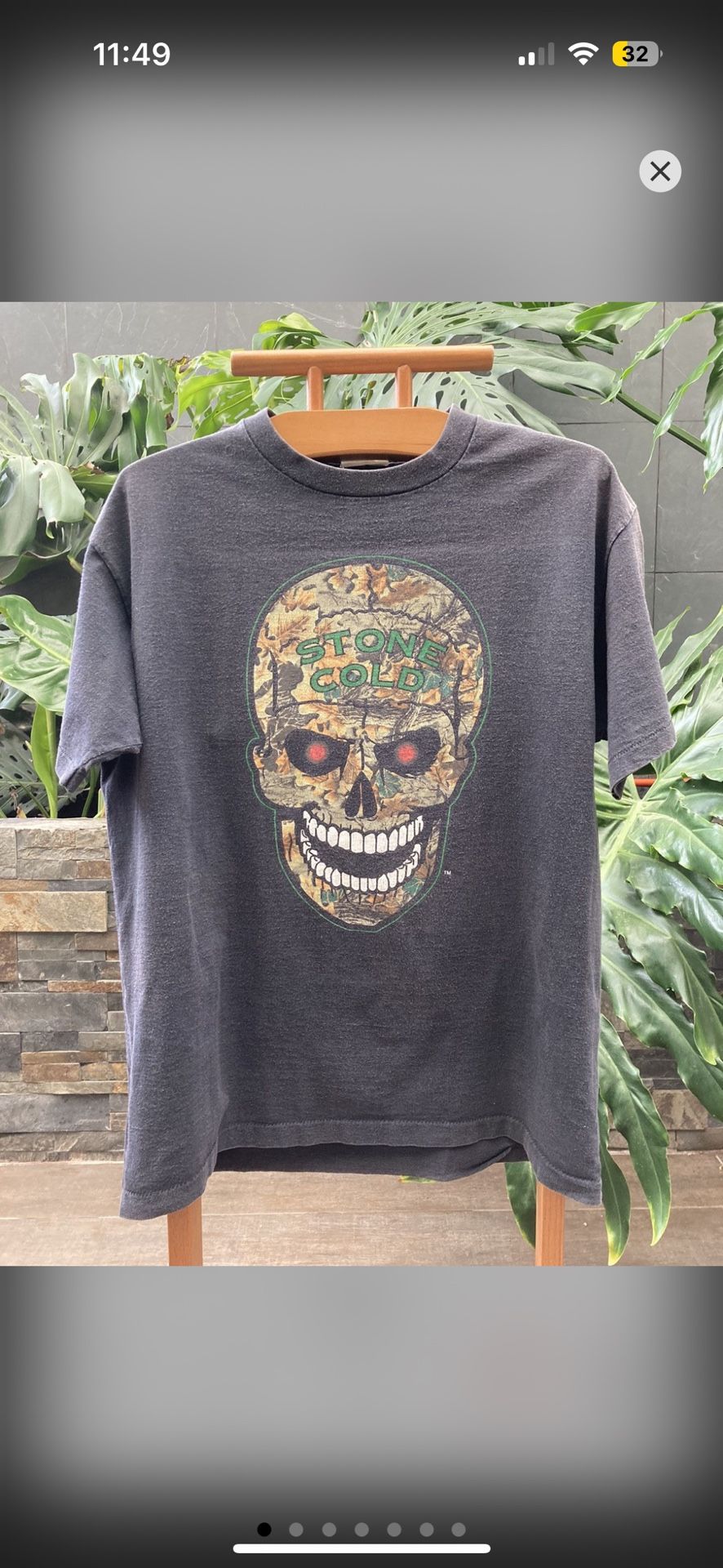 1998 Vintage Stone Cold WWE Shirt