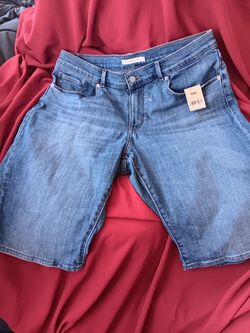 MENS LEVIS Jean Shorts 32x34 New NWT Bermuda