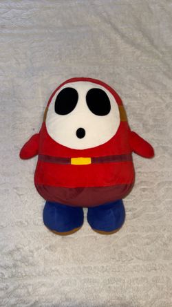Nintendo Super Mario Shy Guy Plush – 16.5” – Good Condition