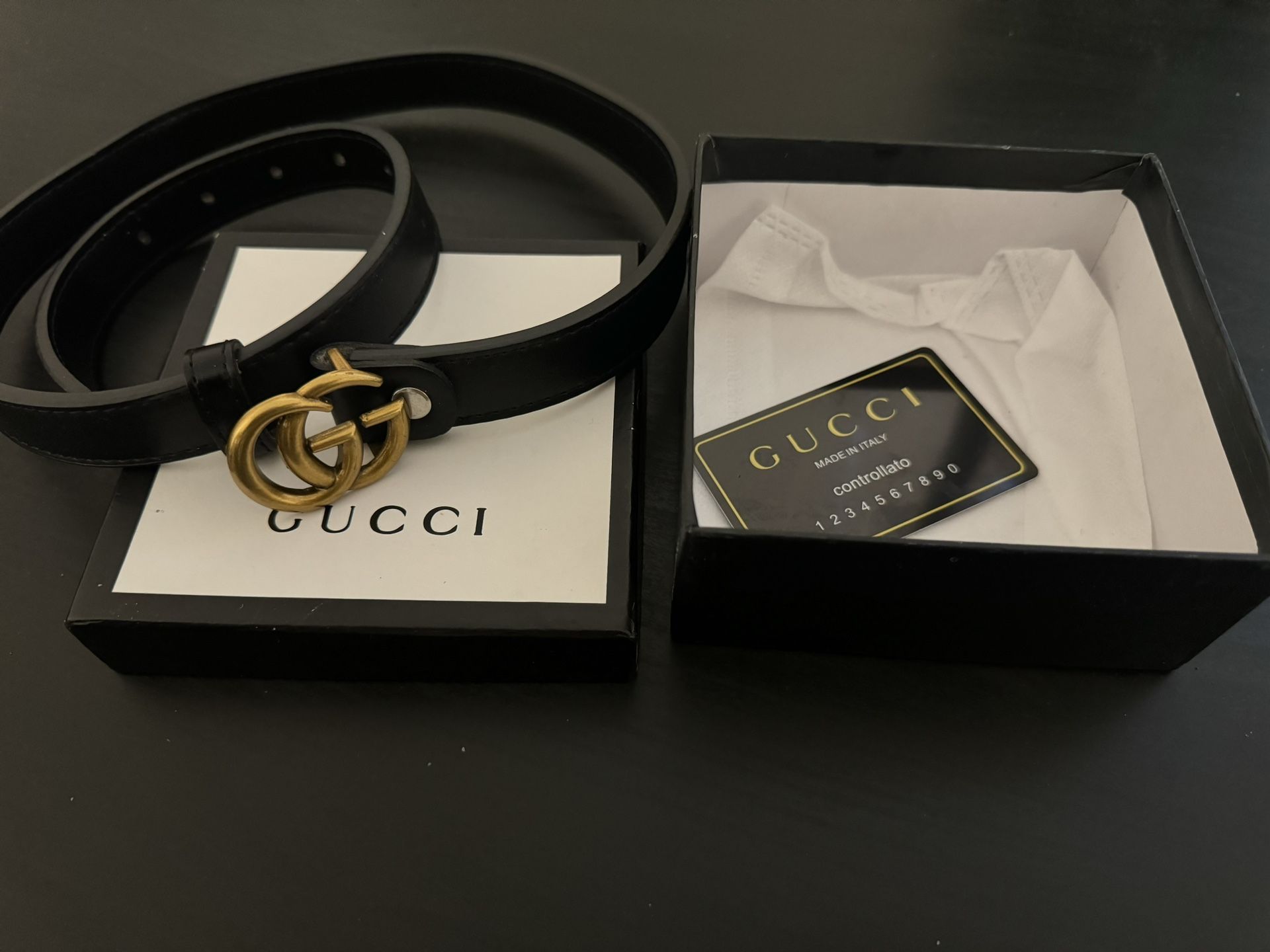 Brand New Gucci Belt Made In Italy 26 Inch