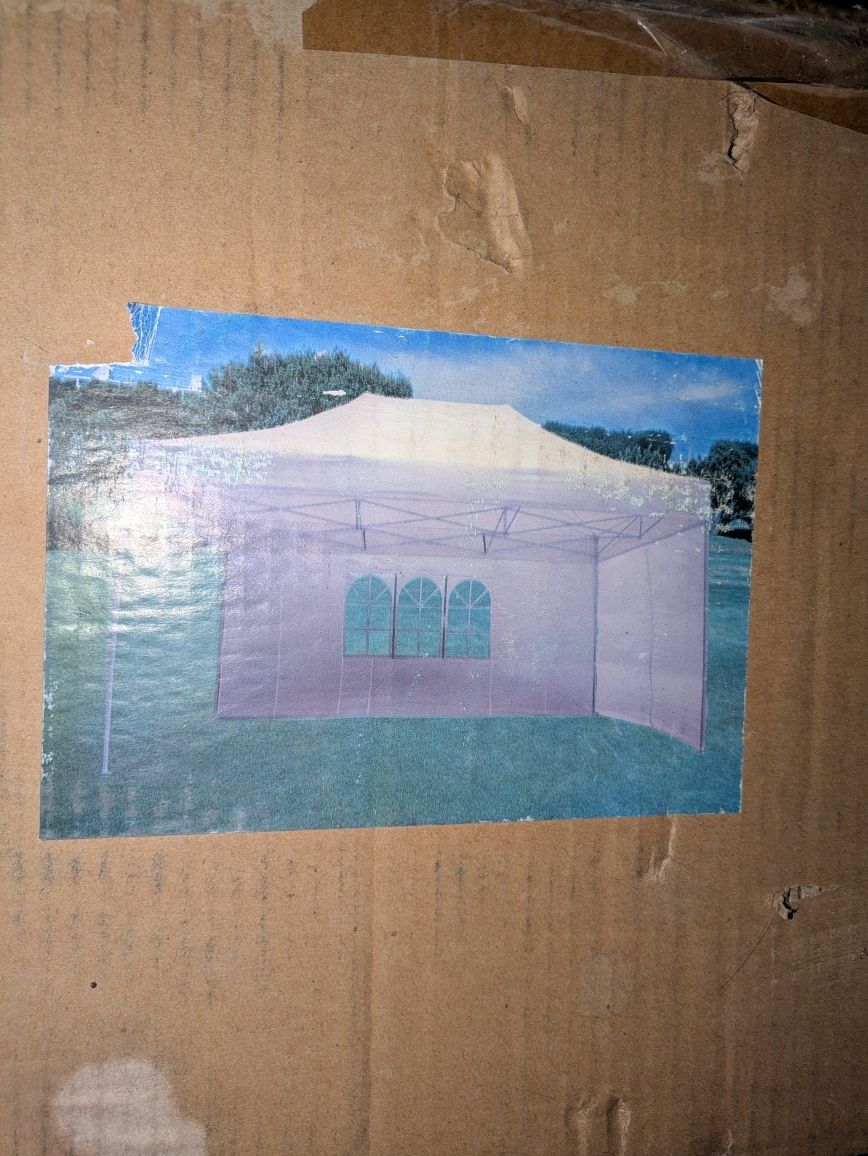 Large 10x15 White Pop-Up Tent – NEW in Box