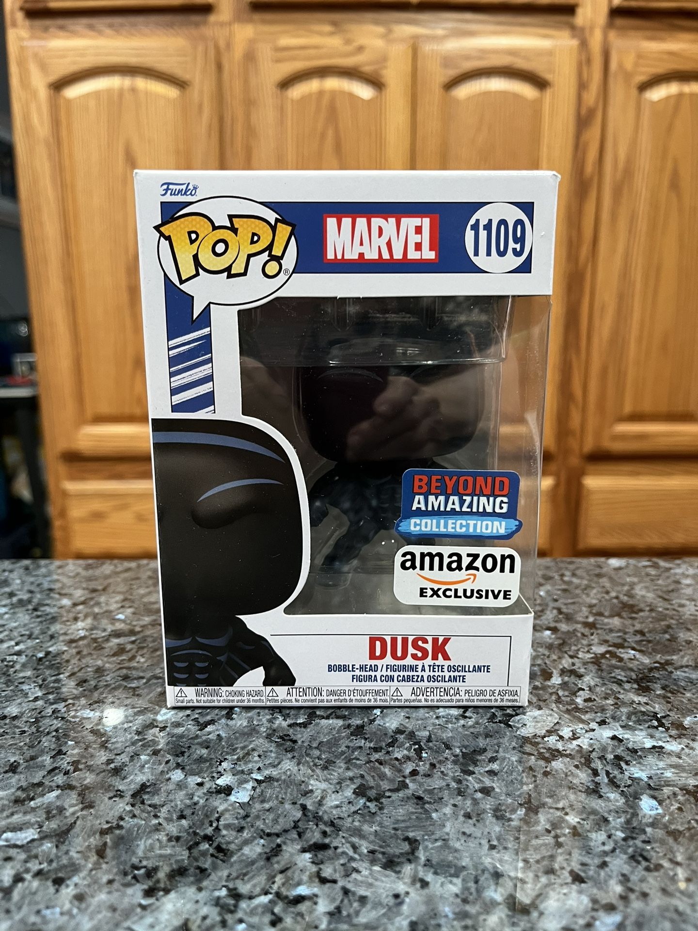 Vinyl Toy Funko Pop, Dusk Beyond Amazing Collection Amazon Exclusive. # 1109. Brand new factory sealed.
