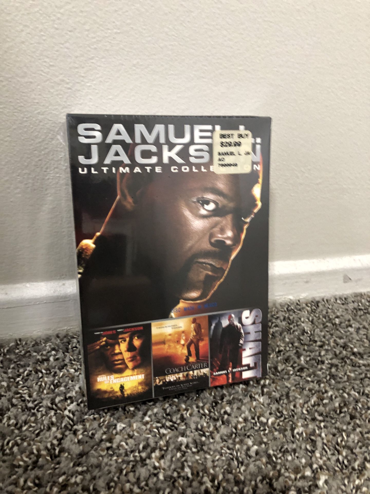 SAMUEL L. JACKSON ULTIMATE COLLECTION DVD 3 - FILM BOX SET (SEALED)