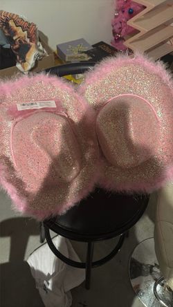 2 Pink Cowboy Hats