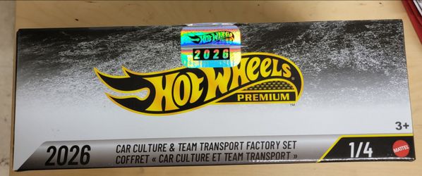 2026 Hot Wheels Car Culture & Team Transporter Factory Set 1/4 with 2 chases