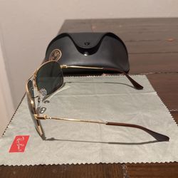 Gold Frame Ray-Ban Size 64.14