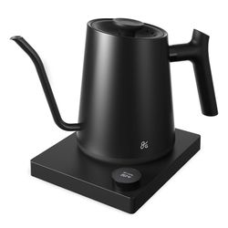 Greater Goods Electric Gooseneck Kettle, 1200W Stainless Steel with Precision Temperature Control, Fast Boil, BPA-Free, Ideal for Pour Over Coffee and