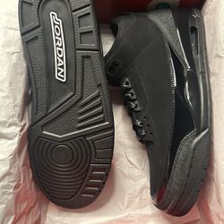Jordan 3 Black Cat Size 11.5 New