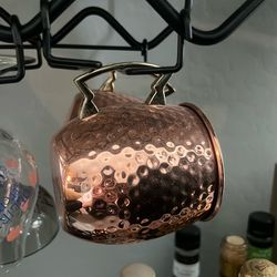 Two moscow mule mugs