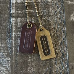Vintage coach tags 