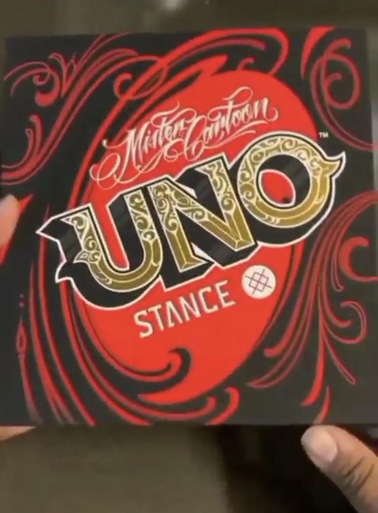 UNO x Mattel Creations x Mister Cartoon x Stance Box Set With Pin