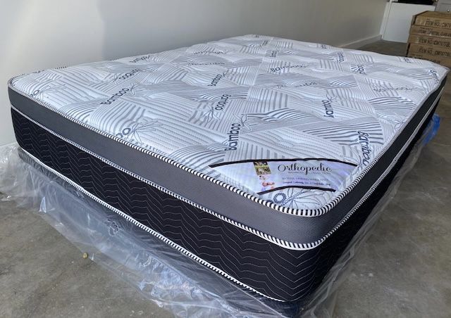 Full Ortho Bamboo Collection Pillow Top Mattress!