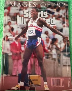 Sports Illustrated 'Images of '92' Carl Lewis, Year in Review Barcelona Olympic