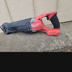 MILWAUKEE 18V FUEL SAWZALL GOOD CONDITION CAT# 2720-20 