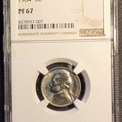 1964 Washington Nickel NGC Proof 67