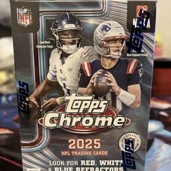 Topps Chrome NFL Blaster Value Box