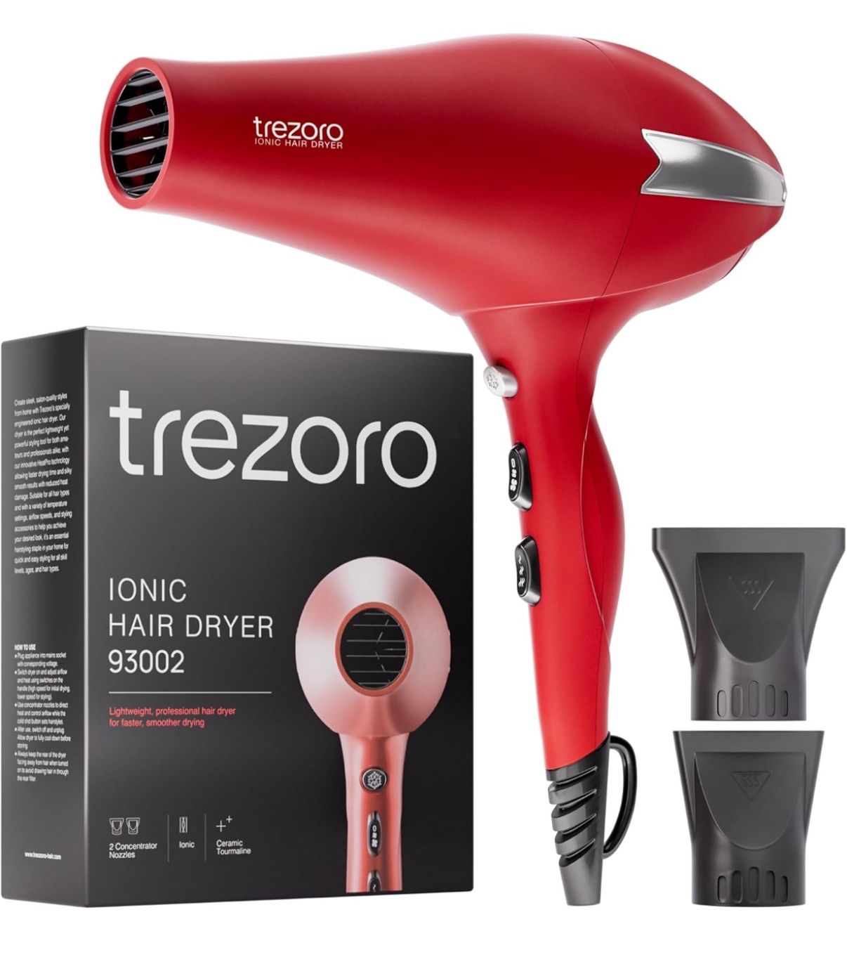 Professional Ionic Hair Dryer for Salon - 2200W Powerful Blow Dryer