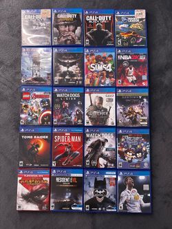 PS4 Games Lot — 20 Games