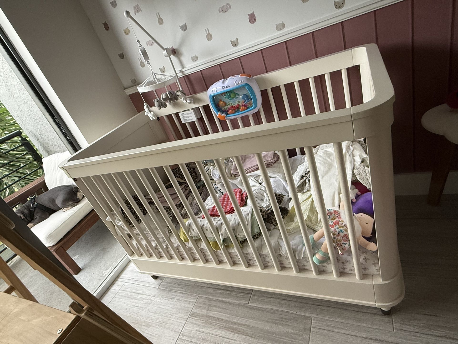 Crib White Barely Used