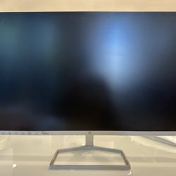 27” White HP Monitor