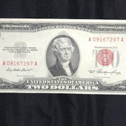 $2 Red Seal Bank Note
