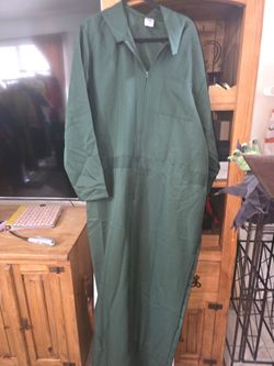 Dark green jumpsuit