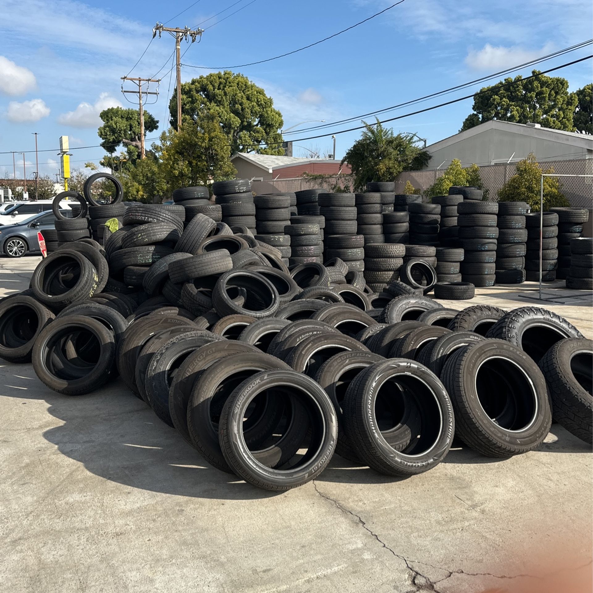 Lot Of Used Tires