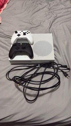 Xbox One S Console with Two Controllers