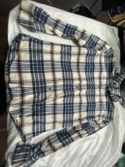 Blue/white Flannel