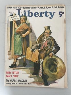 Vintage Liberty Magazine from Aug 28, 1937
