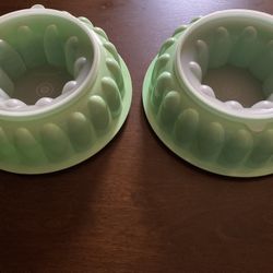 Set Of Two Jelly Molds Tupperware 