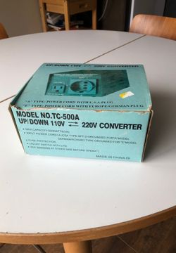 Up/down power converter 110v - 220v