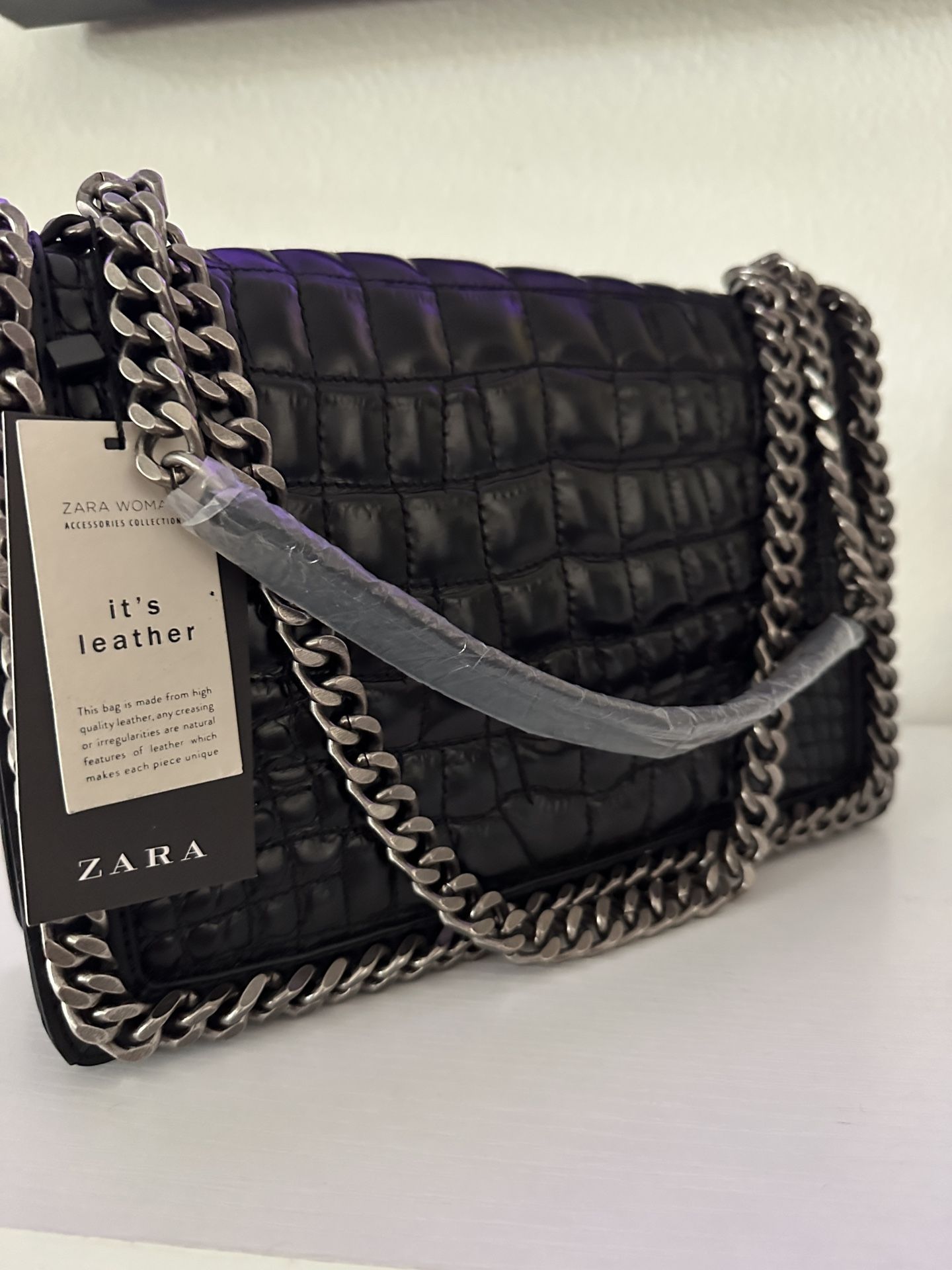 Zara Leather Handbag