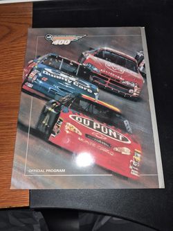Vintage 2003 Brickyard 400 Official Nascar Program and Starting Field Lineup. Ticket Stub included.
