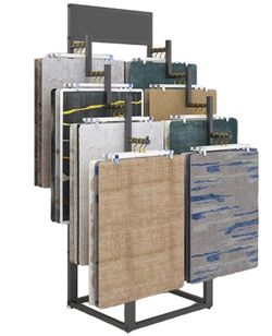 Sample Carpets Display Rack, Floor Standing Scarf Display Stand
Rug Display Rack, Commercial Organizer Holder for Displaying Blanket Quilt Scarf Towel