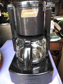 New Coleman camping coffee brewer...