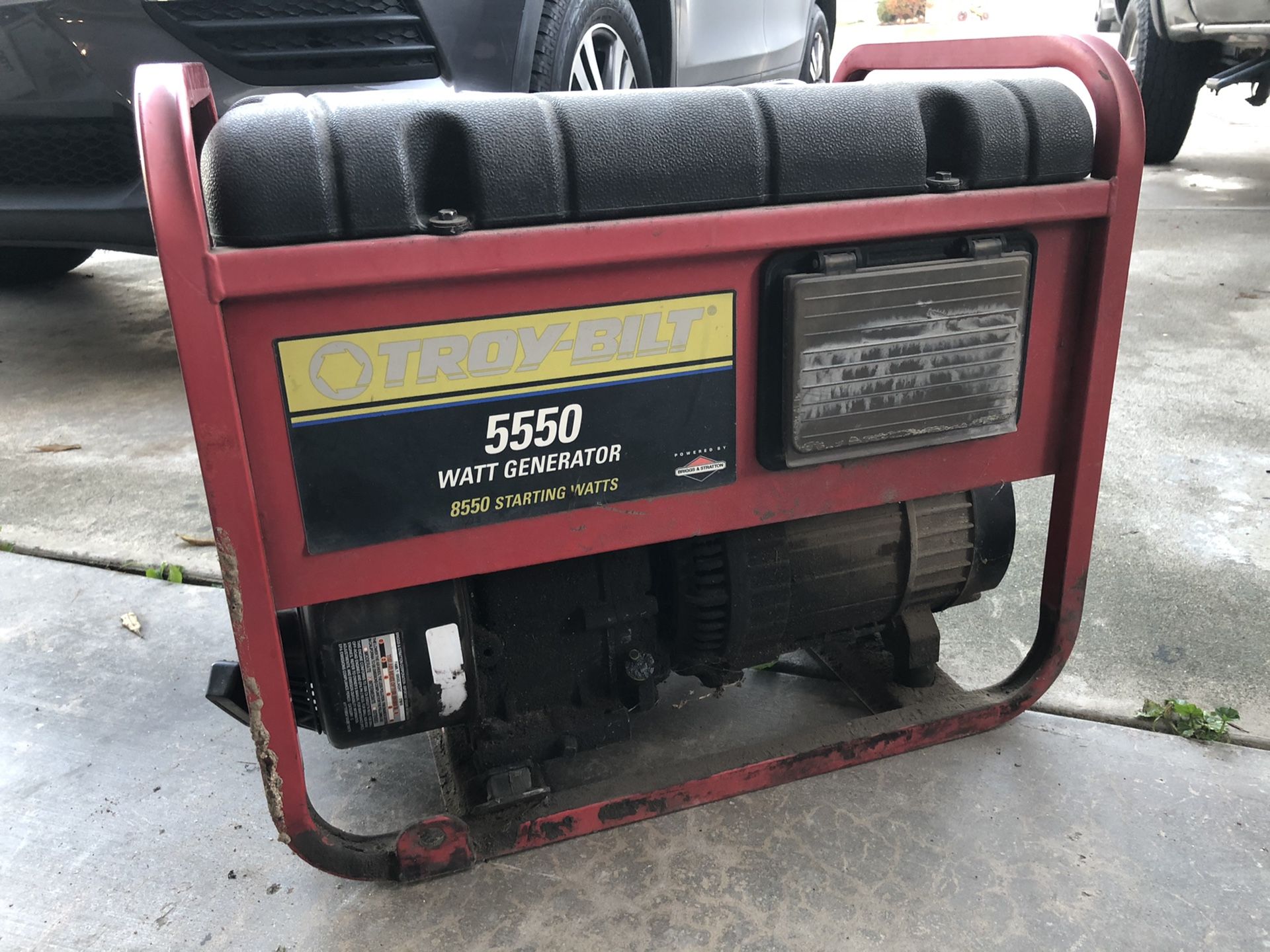 Troy-Bilt 5500 watt generator-used needs carb work