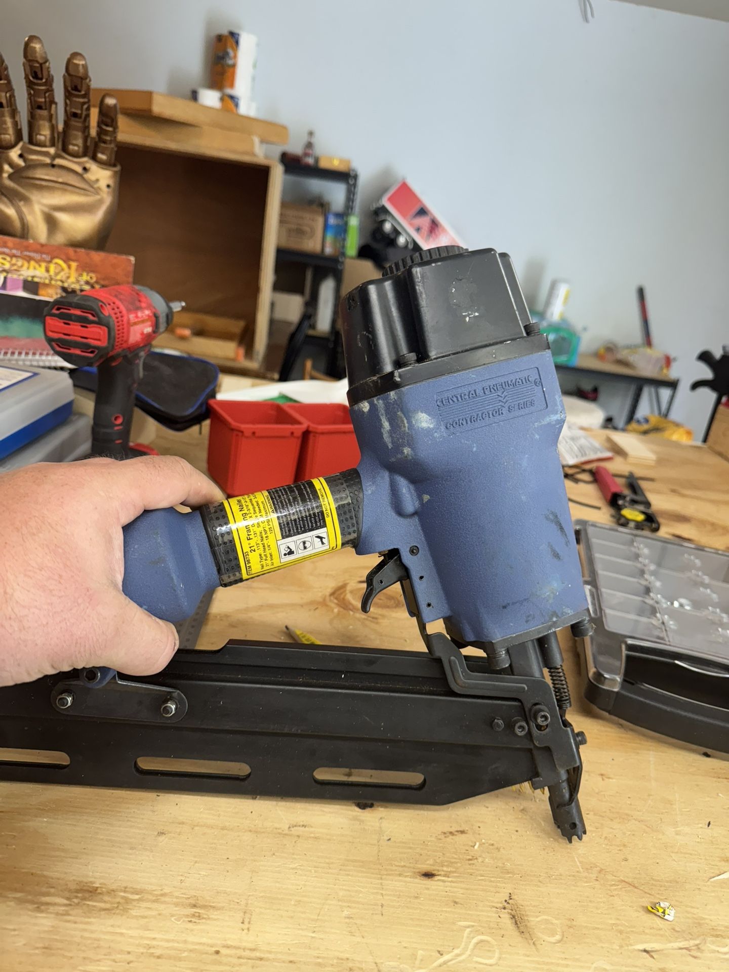 Central Pneumatic Framing nailer