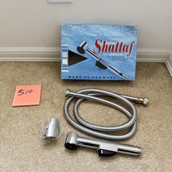 Silver Handheld Bidet Sprayer Set