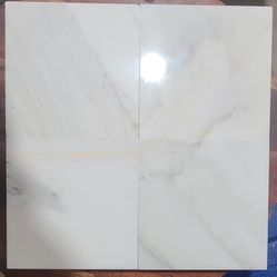 Carrara White 6x6 Tile Polished