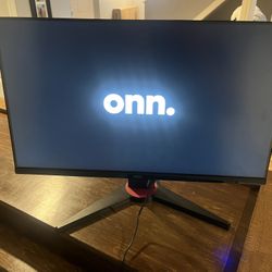 Onn Gaming Monitor 24" FHD 1080p 165hz 1ms Gaming Monitor, includes 6ft DP & HDMI Cable