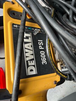 DeWalt pressure washer 3600 psi