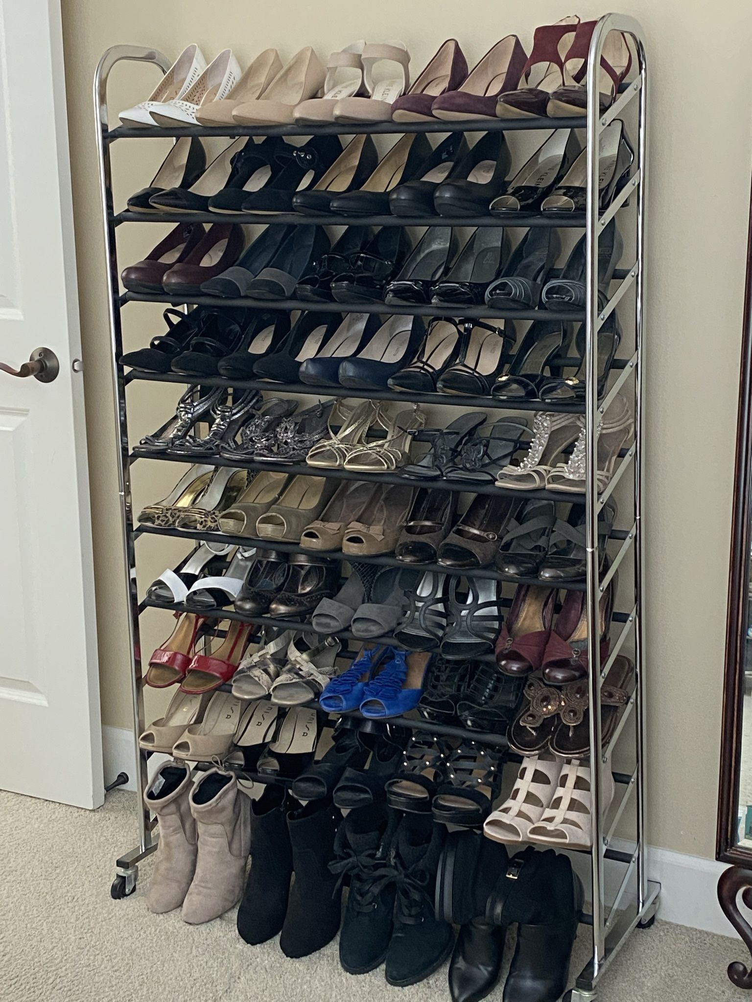 50-Pair Shoe Rack - Heavy Duty