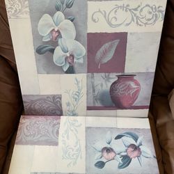 Set of 2 Canvas Prints 18” x 18”