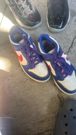 Red Blue And White Dunks